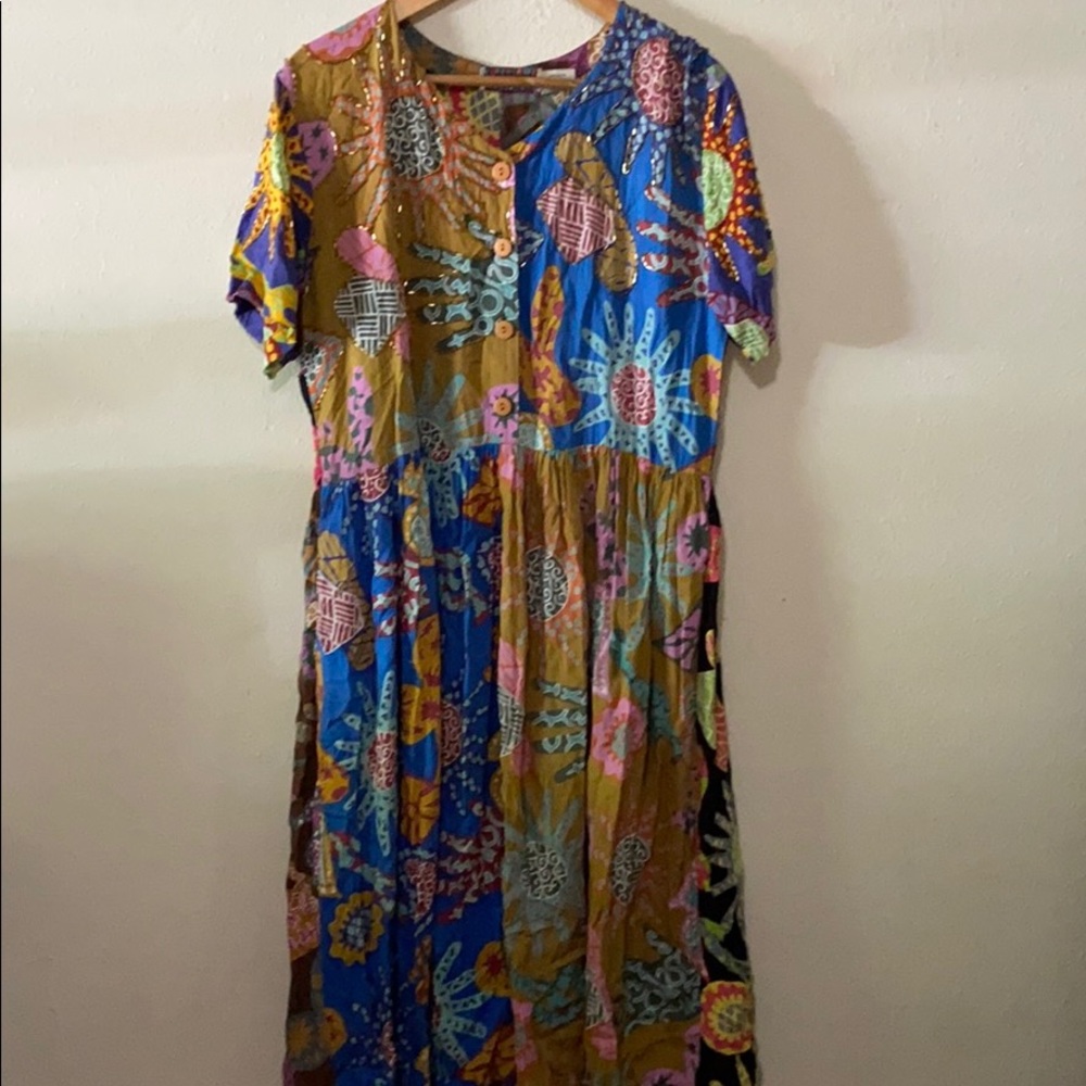 VINTAGE ABSTRACT DRESS